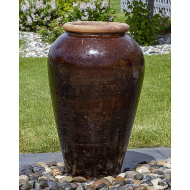 Tuscany FNT3924 Ceramic Triple Vase Complete Fountain Kit Vase Fountain Blue Thumb